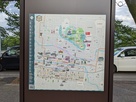 市内の地図(城址公園第3駐車場付近)…
