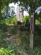 飯田城跡記念碑