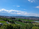 林城から眺める松本市の風景…