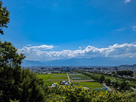 林城から見る松本市の風景…