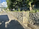 須坂小学校北側の石垣…