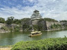 大阪城と御座船…