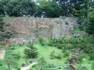 庭園の石垣