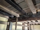 焼け焦げた木材(折廻り櫓１階)…