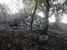 飯盛山城の石垣…