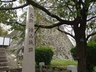 津山城跡石碑