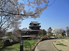 桜と池田城