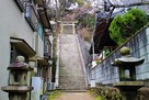 今伊勢神社石段…