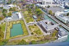 静岡県庁別館２１階展望ロビー（北側）より…