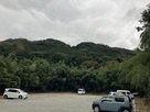 登山口駐車場からの立花山…