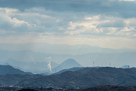 飯野山(讃岐富士)第1展望台より南を望む…