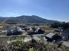 城址から見た八上城