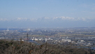 本丸からの立山連峰…