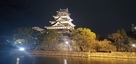 夜の広島城