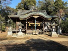 本丸跡に城山神社…