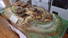 上ノ郷城の復元模型…