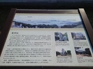 富岡城の案内板…