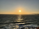 太平洋に沈む夕陽…