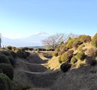 障子堀と富士山…