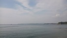 銅網海岸からの海…
