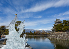 松本城　氷の彫刻フェスティバル…