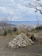 空鉢堂下から東(奈良市方面)…