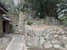 神社裏の石垣