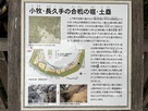 小牧・長久手の合戦の堀・土塁説明板…