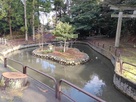 水堀あととされる天津神社の池…