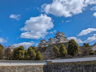 青空の姫路城