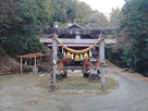 正月飾りの熊埜神社…