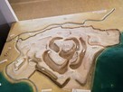 岩崎城跡模式地形模型…