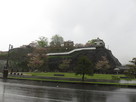 雨の臼杵城