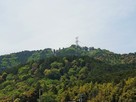 新緑の菩提山城遠景