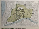岡崎城総構えの縄張り図…