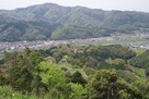 本丸から眺めた月山富田城…