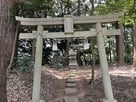 本丸跡に鎮座する咲邪姫神社