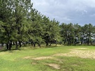 望海浜公園内の土塁跡…