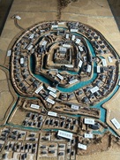田中城の縄張り模型…
