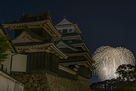 天守、中津祇園の花火…