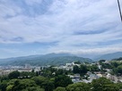 天守から見た石垣山城…