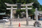 北之庄城 登り口のある北之庄神社…