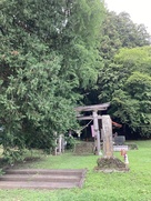 西金砂神社山頂の鳥居…