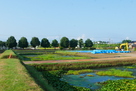 二の丸土橋と水堀…