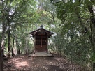 土塁上の金毘羅神社…