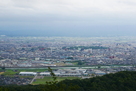 本丸からの高岡城…