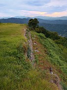 主郭北側の城塁