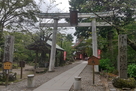 小諸城址 懐古神社の鳥居…