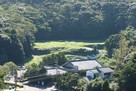 名護屋城 東出丸から見た前田利家陣跡