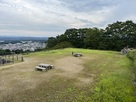 天守跡から見た本丸…